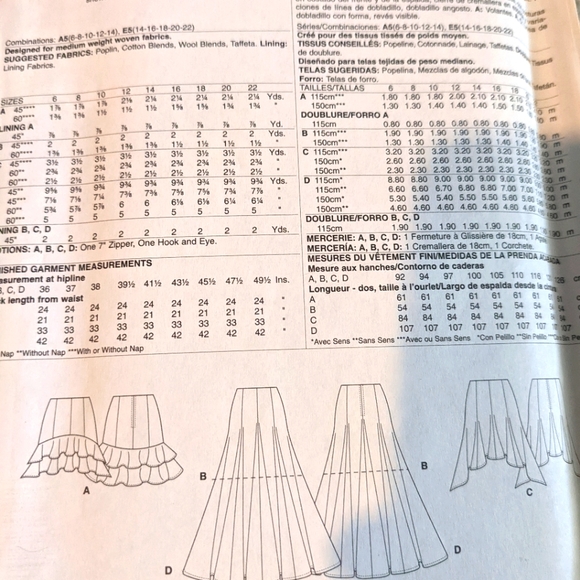 McCall's M7054 size E5 (14-16-18-20-22) Pattern only - Picture 3 of 3